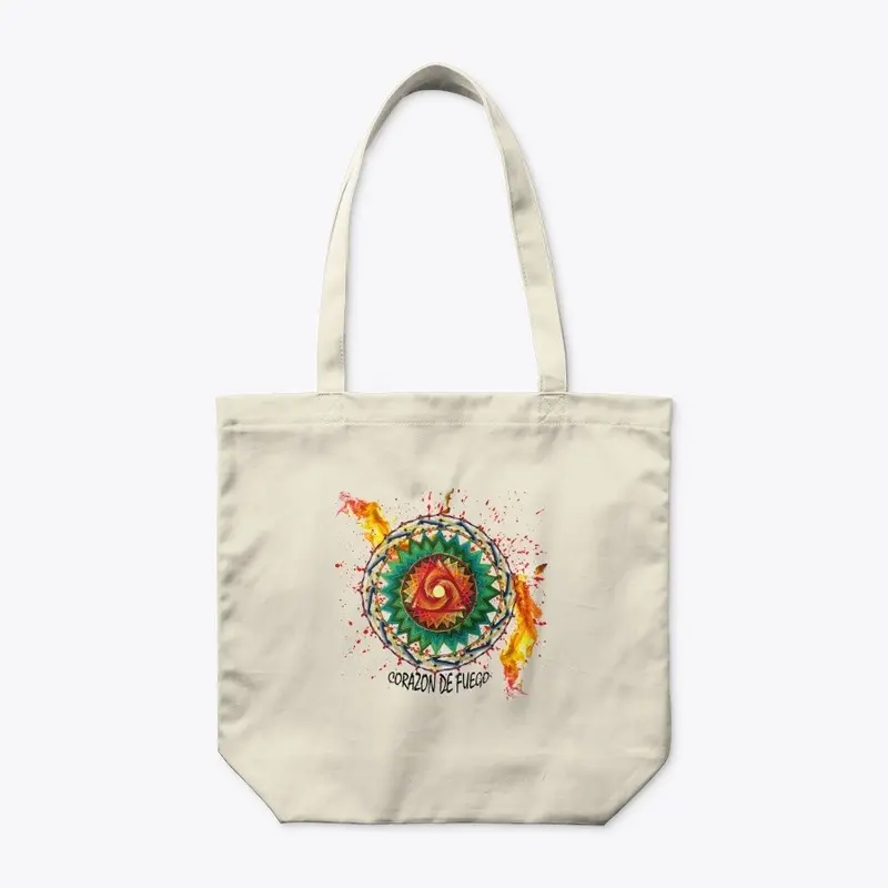 Bolso Mandala Corazon de Fuego